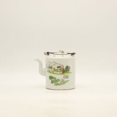 A Chinese 1960s Porcelain Teapot