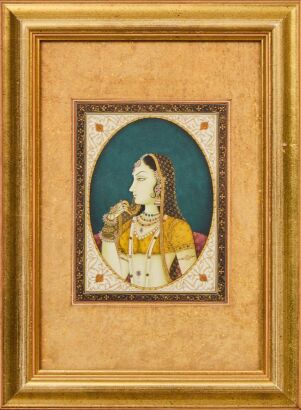 An Indian Miniature 'Figures' Painting