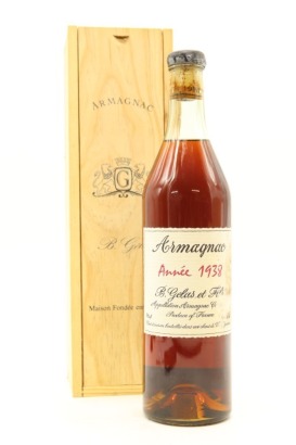 (1) 1938 B. Gelas et Fils Armagnac (Bottled 1997), 40% ABV (OWC) &diams;