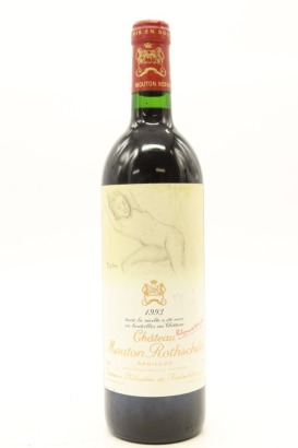 (1) 1993 Chateau Mouton Rothschild, Pauillac [JR19] &diams;