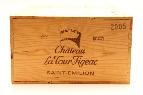 (12) 2005 Chateau La Tour Figeac, Saint-Emilion Grand Cru (OWC)