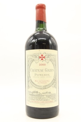 (1) 2000 Chateau Gazin, Pomerol, 3000ml [JR17] (CC) &diams;