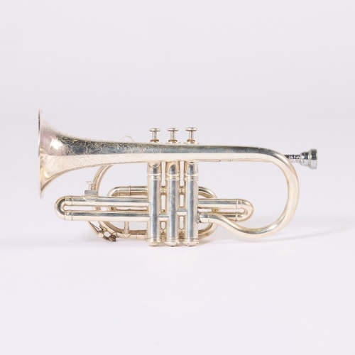A Fine Edwardian Silver-Plated Cornet By F. Besson & Co, London, Engraved &ldquo;Medals Of Honour&rdquo; circa 1905&ndash;1915