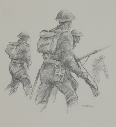 PETER MCINTYRE untitled (New Zealand Infantry Battle Charge)