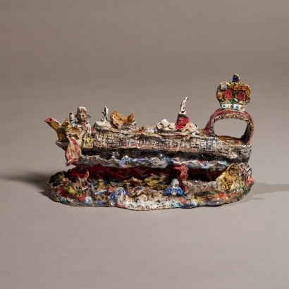 ROBERT RAPSON Queen Elizabeth 60th Jubilee Teapot, Curnard Lines