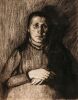 K&Auml;THE KOLLWITZ Woman with Folded Hands