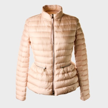 Moncler, Agate Pink Goose Down Puffer Jacket, Size 2