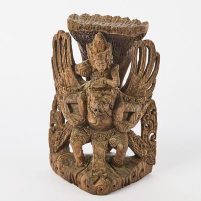 An Indonesian Carved Wooden Figure