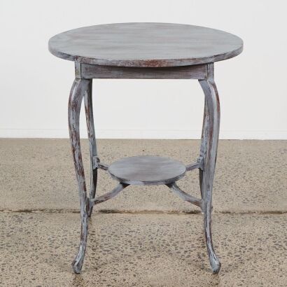 A Chalk Painted Side Table