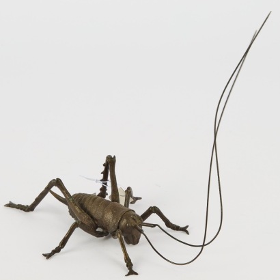 A Bronze Female Wetapunga Sculpture by Jonathan Campbell