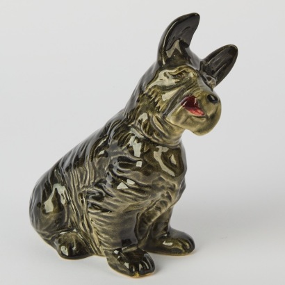 A Crown Lynn Slip Cast Dog