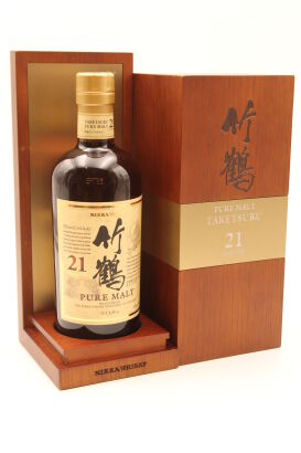 (1) Taketsuru 21 Year Old Pure Malt (GB) 700ml, 43% 竹鶴21年純麥威士忌