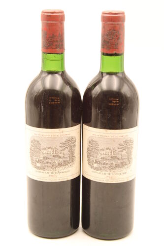 (2) 1969 Chateau Lafite Rothschild, Pauillac (TS)