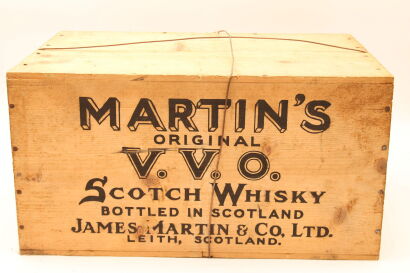 (12) Martin's Original V.V.O Blended Scotch Whisky, (OWC). An original case dated 1963.