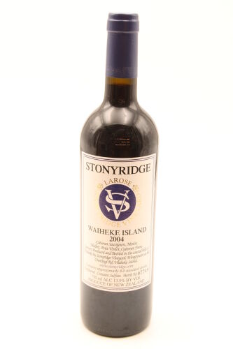 (1) 2004 Stonyridge Vineyard Larose, Waiheke