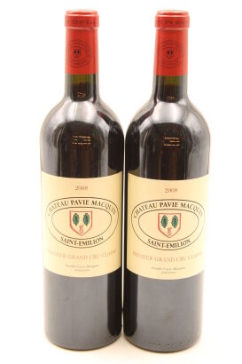 (2) 2008 Chateau Pavie, Saint-Emilion Grand Cru [RP95]