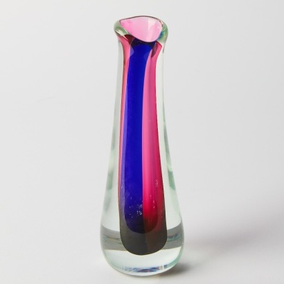 A DeFlute Art Glass Vase