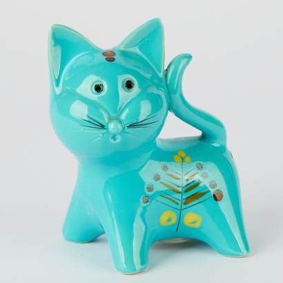 A Vintage Bitossi Cat Money Box