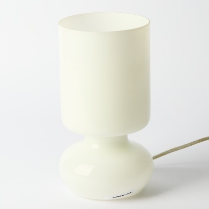 A White Glass Lamp