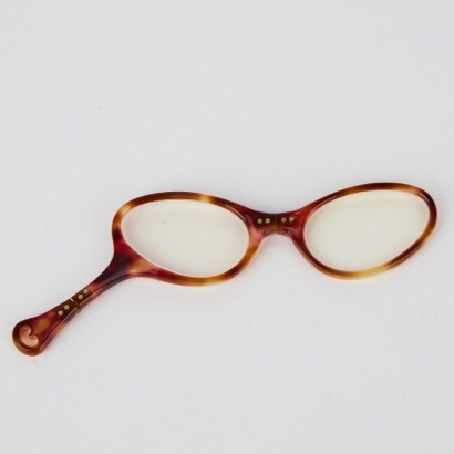 A Tortoiseshell-Style Folding Lorgnette, 20th century