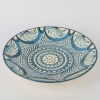 A Blue and White Display Plate by Frank Carpay for Crown Lynn