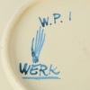 A Blue and White Display Plate by Frank Carpay for Crown Lynn - 2