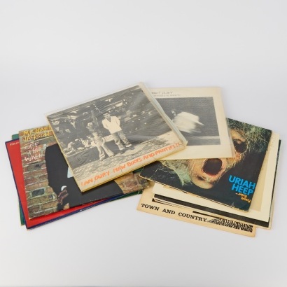 A Collection of Hard to Find Vinyl LPs Including George Best, Amanda Palmer and Ian Dury