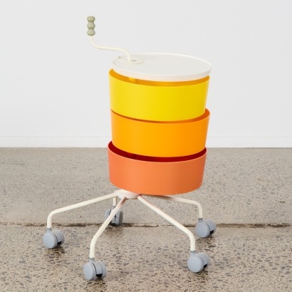 An IKEA PS Klyftig Storage Trolley Table designed by Maria Hedensj&ouml; Bergquist