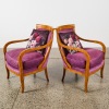 A Pair of Nancy Corzine Napoleon Lounge Chairs