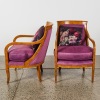 A Pair of Nancy Corzine Napoleon Lounge Chairs - 2