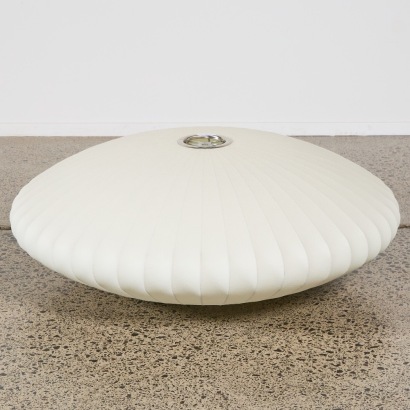 A George Nelson Large Saucer Bubble Pendant Light Authentic Reproduction by Modernica Los Angeles