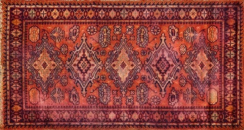 A Hand-Knotted Persian Shiraz Rug