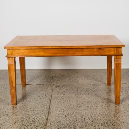 A Solid Teak Dining Table