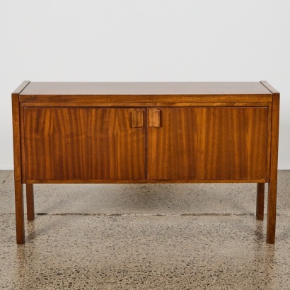 A Mid-Century Small Wooden Sideboard