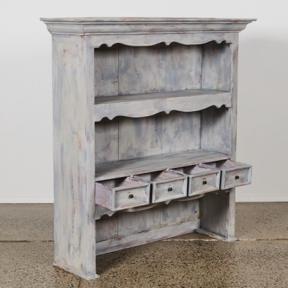 A French Provincial Whitewash Hutch