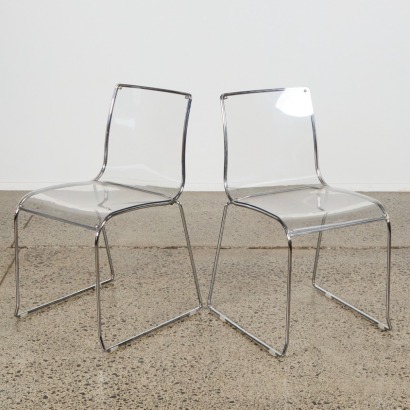 A Pair of Calligaris Irony Chairs