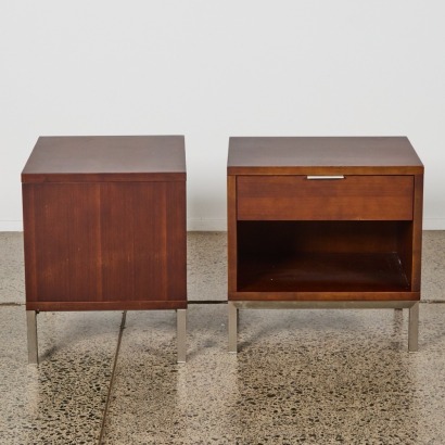 A Pair of Minimal Bedside Cabinets