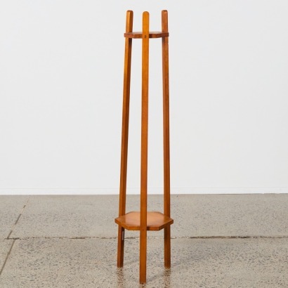 A Vintage Tall Double Plant Stand