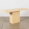 A Travertine Console Table - 2