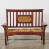 An Arts and Crafts Mission Style Settle - 2