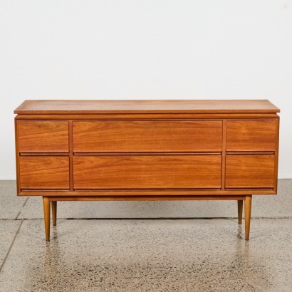 A Mid-Century Teak Lowboy