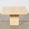 A Travertine Side Table