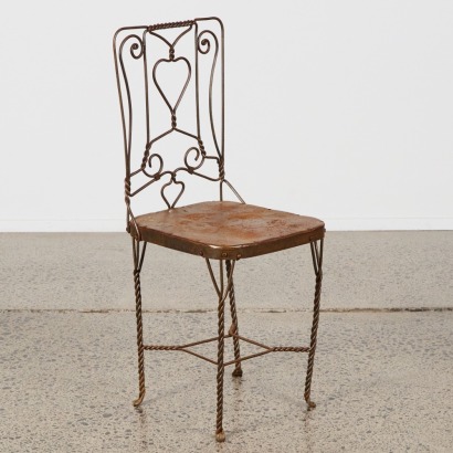 A Vintage Wire Chair