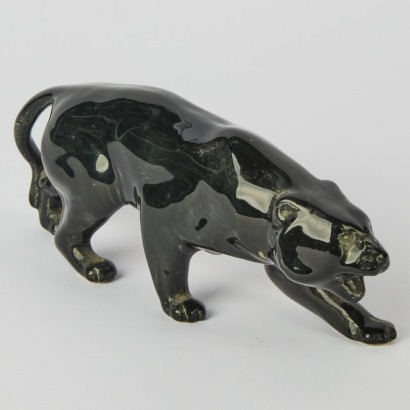 A Black Crown Lynn Panther