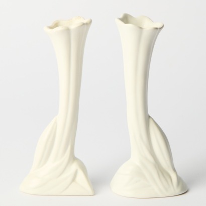 A Pair of Crown Lynn Posy Vases #2015