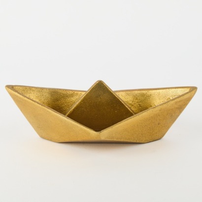 A Modernist Brass Table Feature