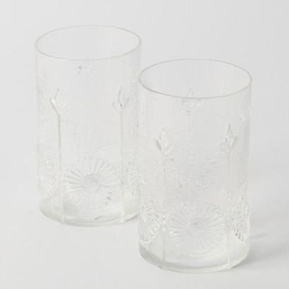 A Pair of 1960's Riedel &ldquo;Marguerite&rdquo; Crystal Tumblers