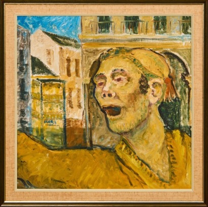 A Framed Vintage Painting, "The Sponge Seller"