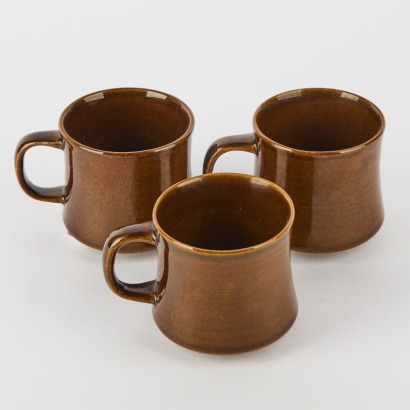 A Trio of Temuka Pottery Mugs