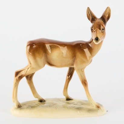A Hertwig Porcelain Deer